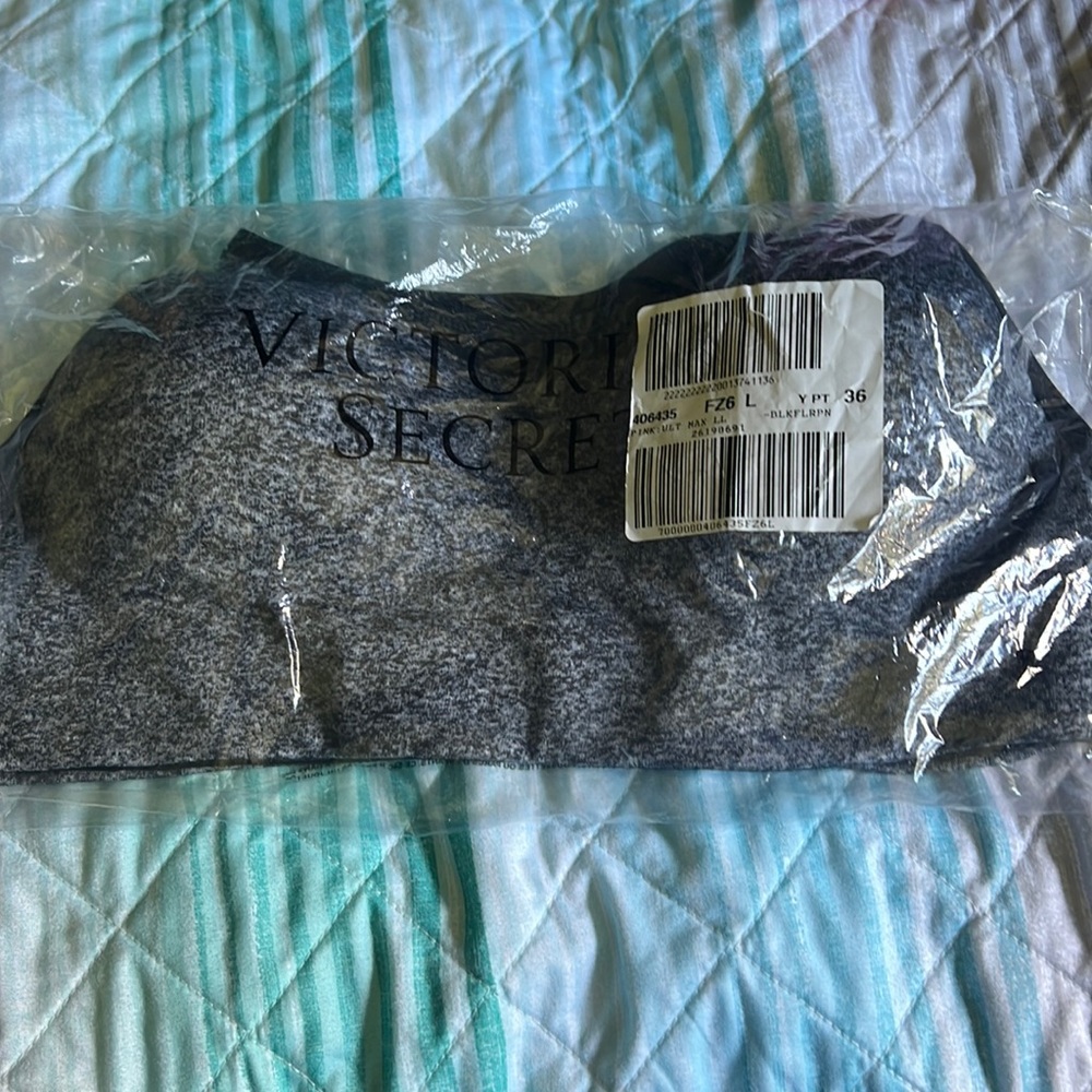 Victoria’s Secret Pink sports bra. Still in package
